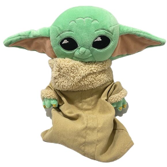Star Wars Mandalorian Baby Yoda Plush By Northwest Inc 14 Inch X 13 Inch - Picture 1 of 11